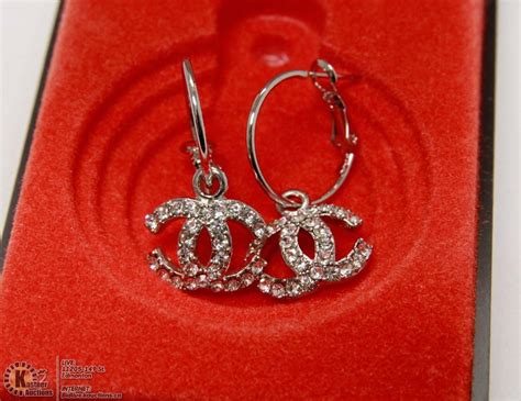 chanel earrings replica wholesale|large chanel inspired earrings.